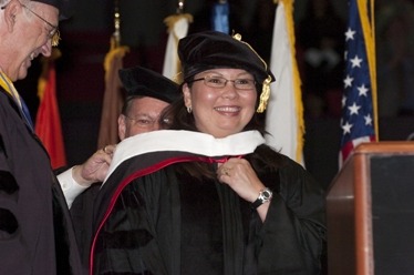 Tammy Duckworth, 2010 recipient of an honorary doctoral degree from NIU