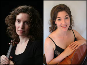 Duo XXI - Anna Cromwell (left) and Mira Frisch