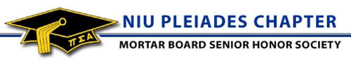 Logo of NIU Pleiades Chapter of Mortar Board Senior Honor Society