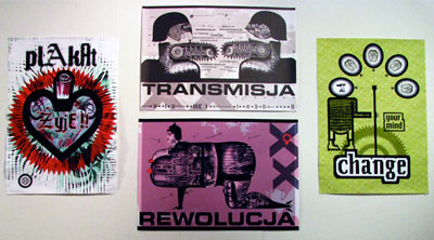Posters from Jack Olson Gallery exhibition