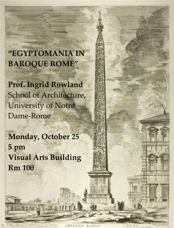 Ingrid Rowland event poster