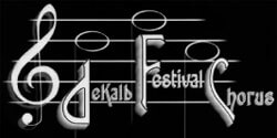 Logo of the DeKalb Festival Chorus
