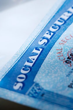 Photo of Social Security card