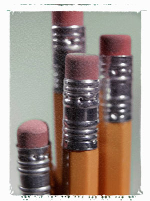 Photograph of pencils