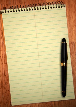 Photo of pen and paper