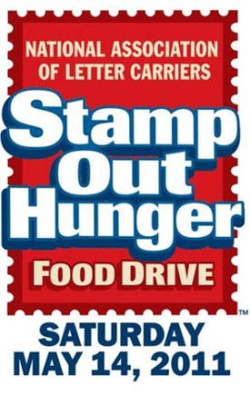 Logo of the National Association of Letter Carriers Stamp Out Hunger Food Drive
