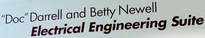 “Doc” Darrell and Betty Newell Electrical Engineering Suite