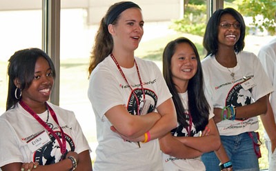 High school students from across Illinois attended NIU's HELP Camp.