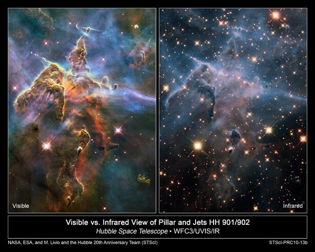 Learn why it takes a telescope like Hubble to provide images like these from NASA; just don't expect to see this through a telescope Friday evening! 