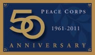 Peace Corps 50 Year Anniversary logo