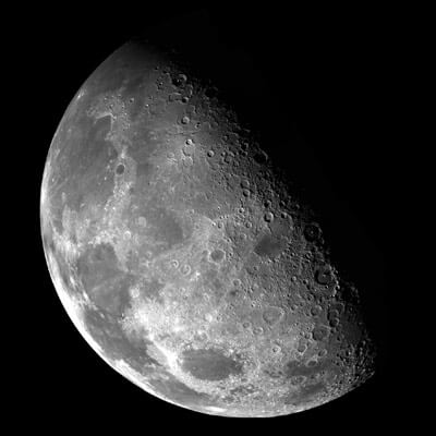 NASA image of the far side of the Moon.