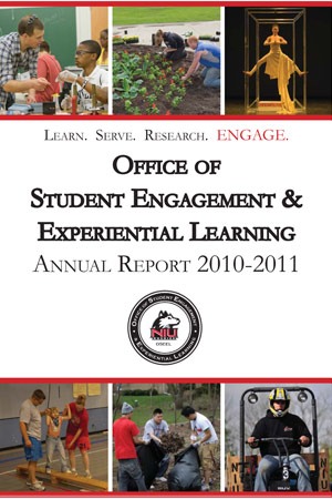 Office of Student Engagement & Experiential Learning Annual Report 2010-2011 cover