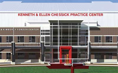 Kenneth and Ellen Chessick Practice Center. Image courtesy HKM Architects + Planners, Inc.