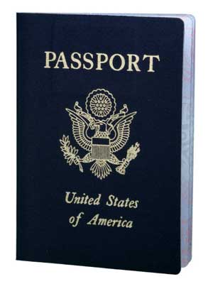 Photo of a U.S. passport