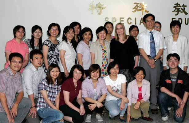 Paula Hartman and friends from National Taiwan Normal University