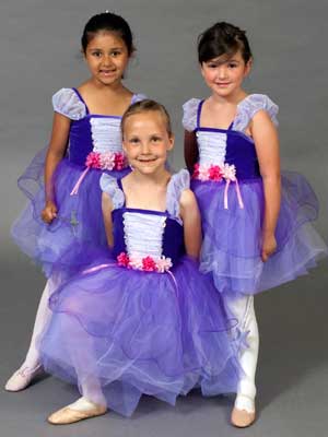 Pre-ballet students from the NIU Community Dance School.