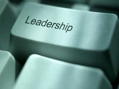 Photo of the word "Leadership" on a computer keyboard
