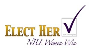 Elect Her - NIU Women Win logo