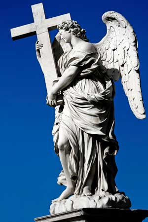 Bernini angel sculpture in Rome