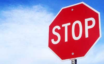 Photo of a STOP sign