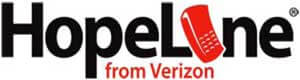 HopeLine from Verizon logo