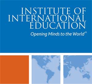 Logo of the Institute of International Education: Opening Minds to the World