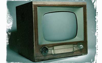 Photo of an old television