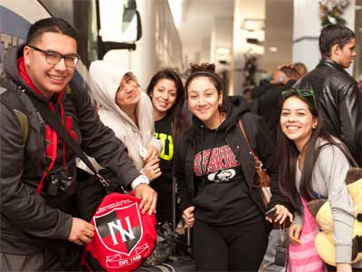 NIU students arrive in Miami