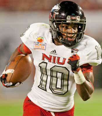 Tommylee Lewis is among NIU’s leading wide receivers.