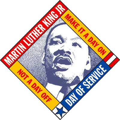 Martin Luther King Jr. Day of Service logo
