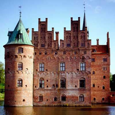 Photo of a castle in Denmark
