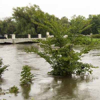 NIU campus flood of August 2007