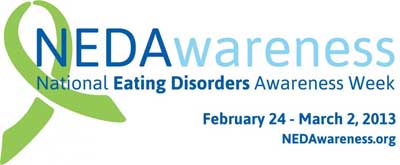 National Eating Disorders Awareness Week logo