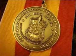 Phi Beta Delta medallion
