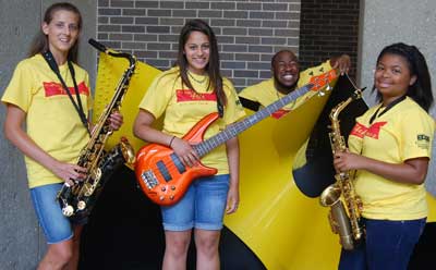 The College of Visual and Performing Arts will offer its popular Jazz Camp the week of July 14.