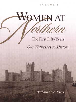 Book cover at "Women at Northern: The First Fifty Years"