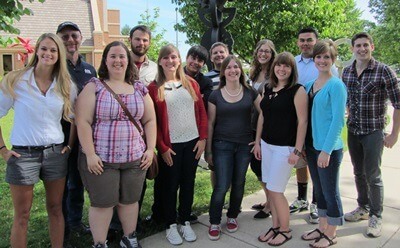 Participants in this summers Research Experience for Undergraduates Program.