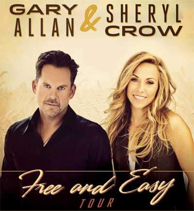 Gary Allan & Sheryl Crow Free and Easy Tour logo