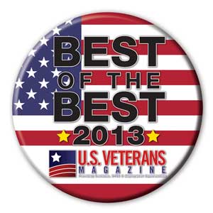U.S. Veterans Magazine Best of the Best 2013 badge