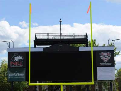 Huskie Stadium scoreboard