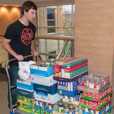 Colllege of Business food drive