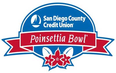 Logo of the San Diego County Credit Union Poinsettia Bowl