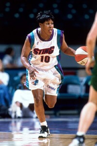 E.C. Hill played two seasons in the WNBA
