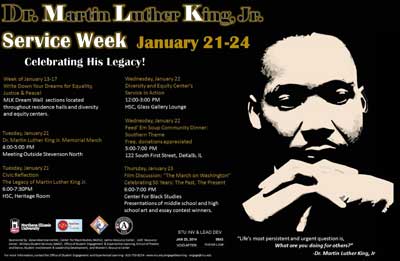 MLK Week poster
