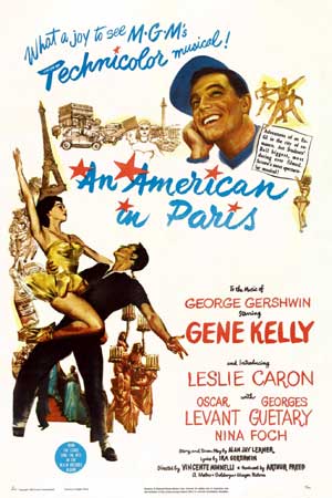 Movie poster for “An American in Paris”