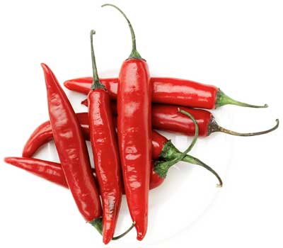 Photo of red chilies