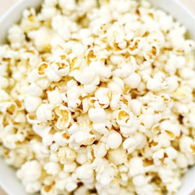 Photo of a bowl of popcorn