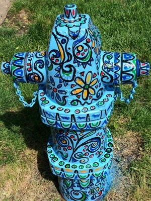 Michelle and Eric Pairitz's fire hydrant