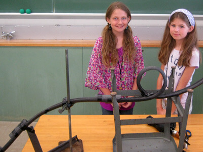 Students in Engineering Amusement learned about the physics of thrill rides by constructing their own rollercoasters.
