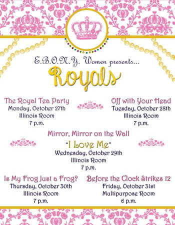 E.B.O.N.Y. Women Royals Week poster